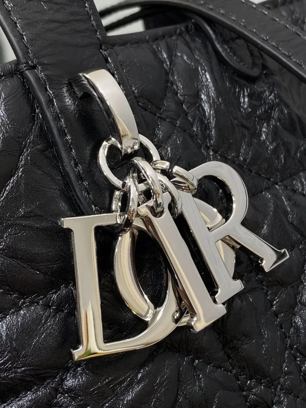 Christian Dior Mini Macrocannage Bucket Tote